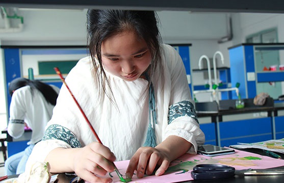 葉脈還能變書簽？衢州學院化學實驗室也有“詩情畫意”